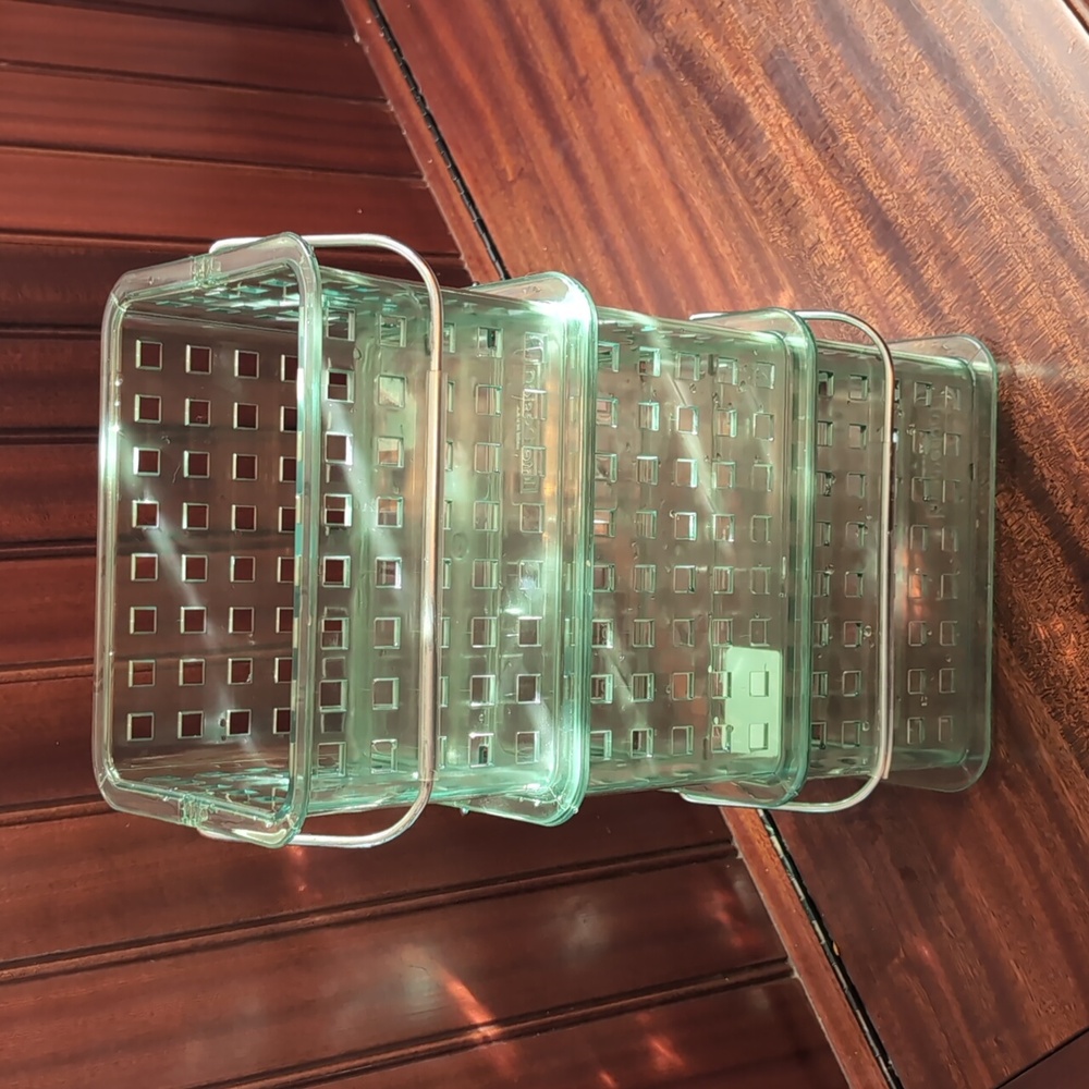 InterDesign Zia ORGANIZATIONAL Basket SET OF THREE - Picture 3 of 5